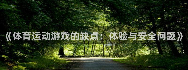 so米体育免费观看：《体育运动游戏的缺点：体验与安全问题》